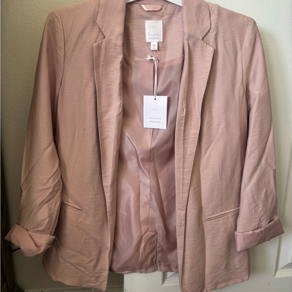 Lauren Conrad Women's Light Pink Blazer